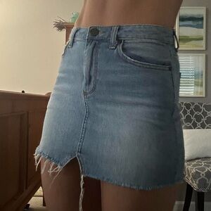 BDG denim mini skirt